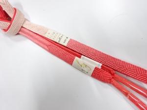 未使用品　正絹　手組帯締め